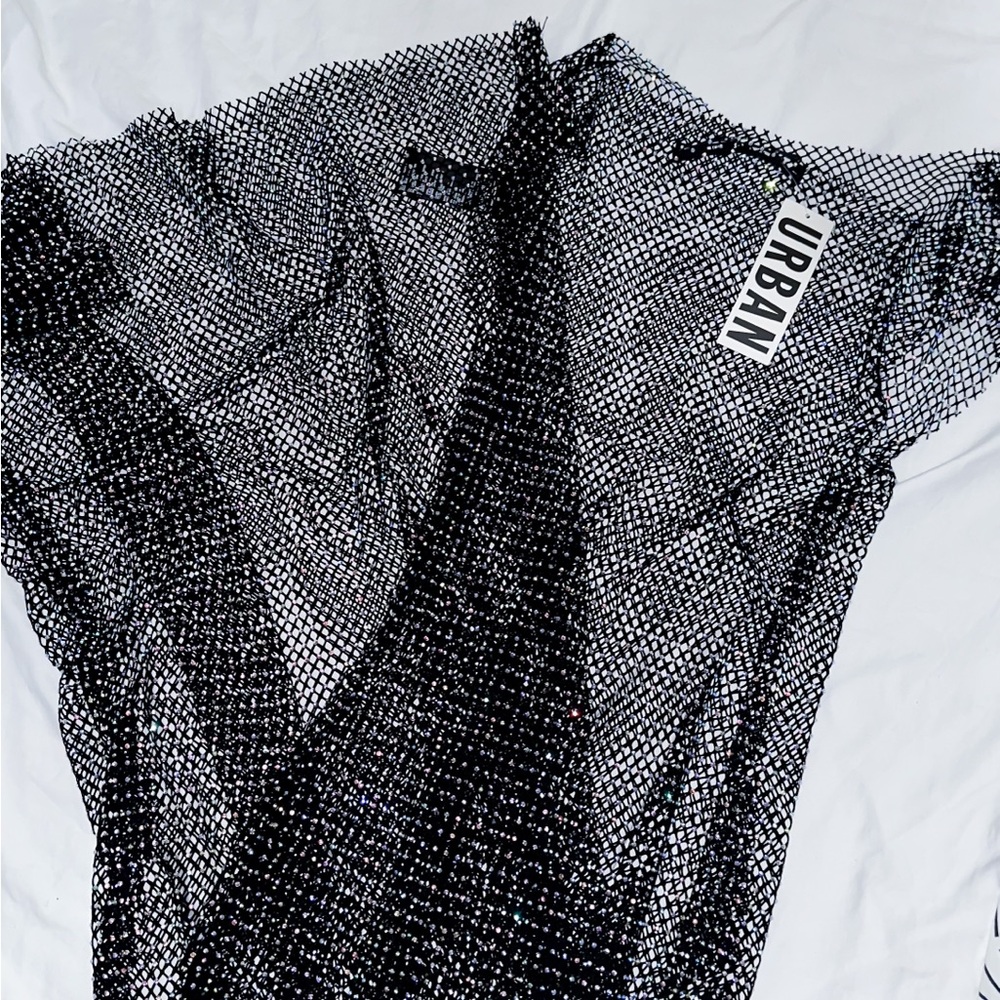 Urban Outfitters Mesh Sparkly Dress